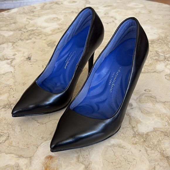 Antonia Saint New York Leather Heels Pumps - Picture 3 of 15